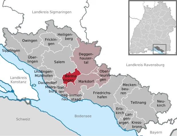 Einsatzgebiet Bermatingen Karte